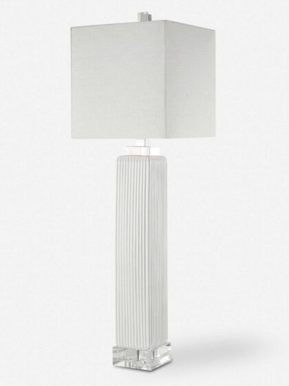Uttermost Bennett White Buffet Lamp