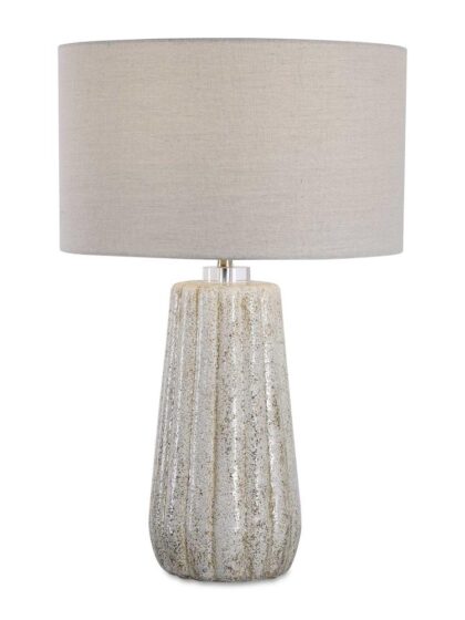Uttermost Pikes Stone-Ivory Table Lamp