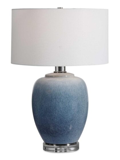 Uttermost Blue Waters Ceramic Table Lamp