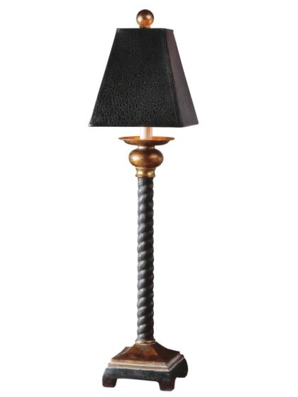 Uttermost Bellcord Black Buffet Lamp