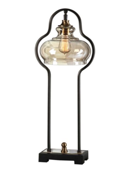 Uttermost Cotulla Aged Black Desk Lamp