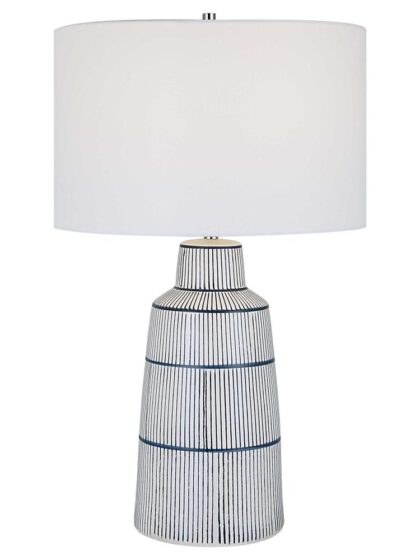 Uttermost Breton Nautical Stripe Table Lamp