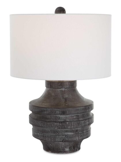 Uttermost Timber Carved Wood Table Lamp