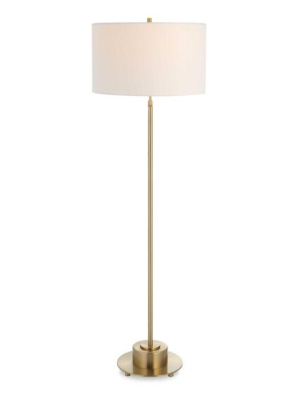 Uttermost Prominence Brass Floor Lamp