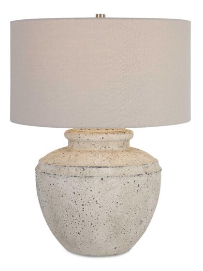 Uttermost Artifact Aged Stone Table Lamp