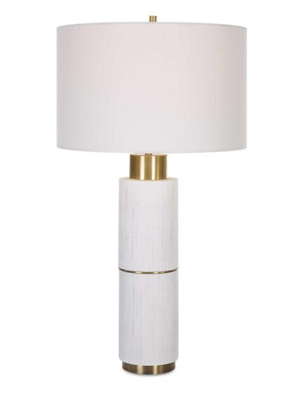 Uttermost Ruse Whitewashed Table Lamp