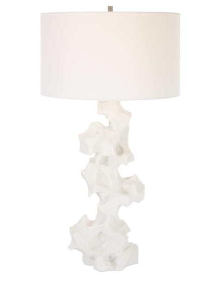 Uttermost Remnant White Marble Table Lamp