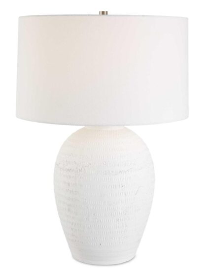 Uttermost Reyna Chalk White Table Lamp