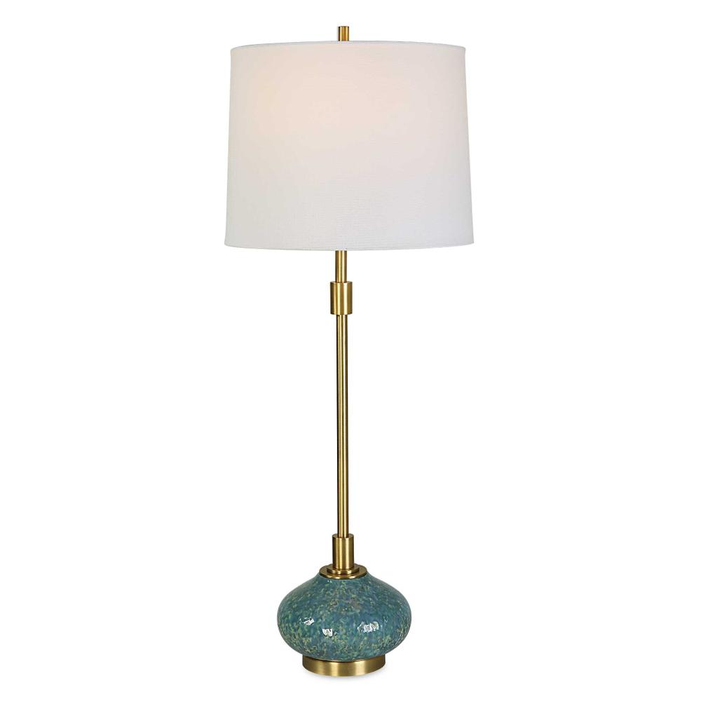 Uttermost Kaimana Aged Blue Buffet Lamp