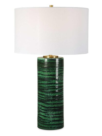 Uttermost Galeno Emerald Green Table Lamp
