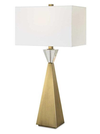 Uttermost Arete Modern Brass Table Lamp