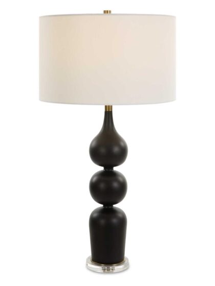 Uttermost Caviar Black Table Lamp