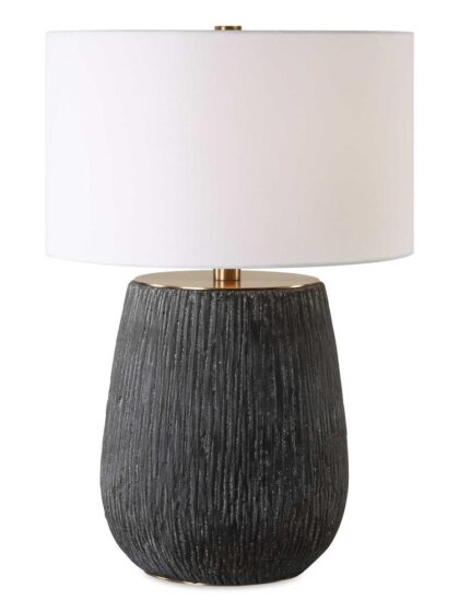 Uttermost Americana Aged Black Table Lamp