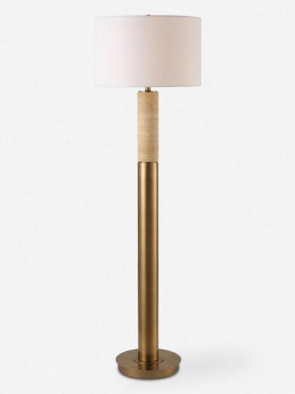 Uttermost Knox Travertine Floor Lamp