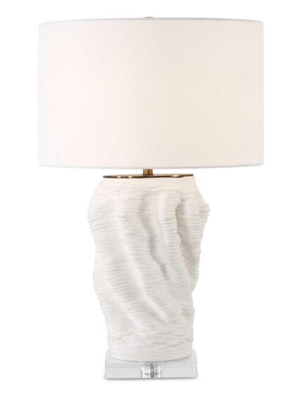 Uttermost Stratified White Table Lamp