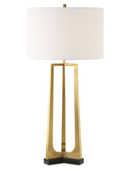 Uttermost Crossroads Brass Table Lamp