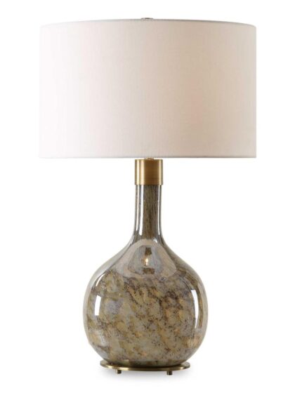 Uttermost Rhine Brown Glass Table Lamp