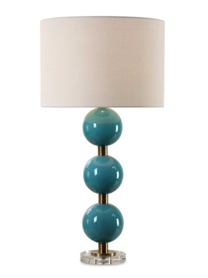 Uttermost Palawan Blue Glaze Table Lamp