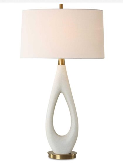 Uttermost Promenade White Table Lamp