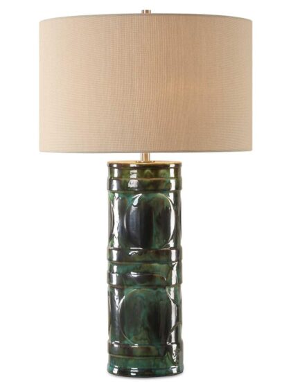 Uttermost Loch Green Glaze Table Lamp