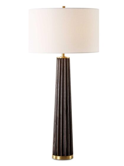 Uttermost Forage Dark Scalloped Table Lamp