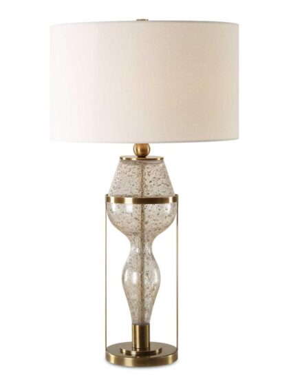 Uttermost Out Of Time Seeded Glass Table Lamp