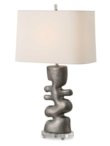 Uttermost Free Flowing Nickel Table Lamp