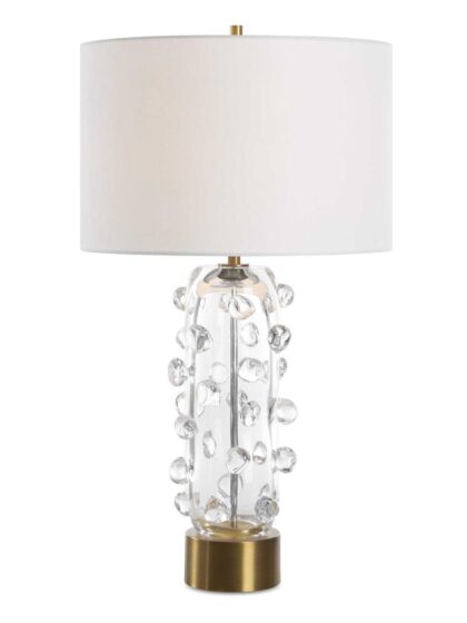 Uttermost Aura Clear Glass Table Lamp