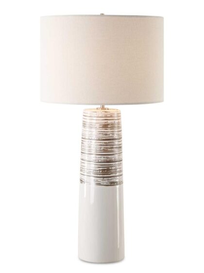 Uttermost Haven White Glaze Table Lamp
