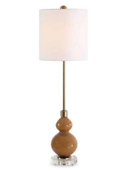 Uttermost Sienna Caramel Glass Buffet Lamp