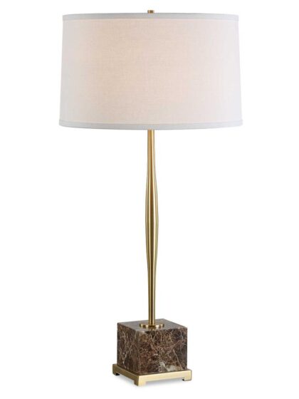 Uttermost Booker Thin Brass Table Lamp