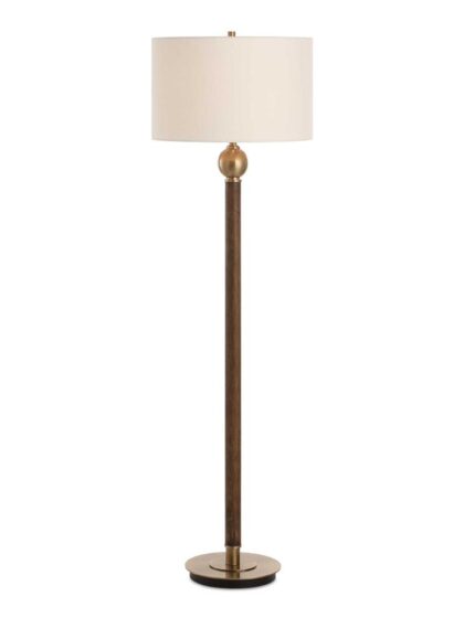 Uttermost Keros Dark Oak Floor Lamp