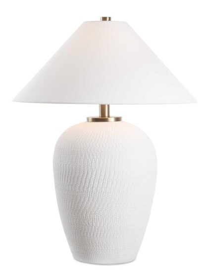 Uttermost Merriton Matt White Table Lamp