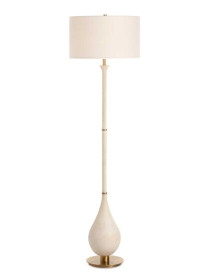 Uttermost Dewdrop Ivory Floor Lamp