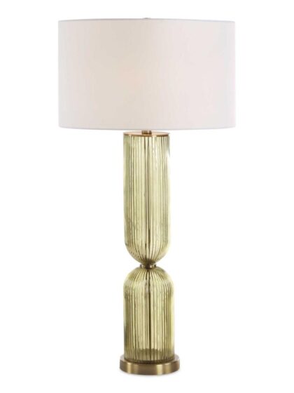 Uttermost Mirah Olive Glass Table Lamp