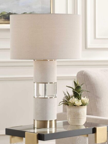 Uttermost Maliyah Linen Table Lamp