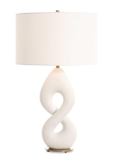 Uttermost Meridian Ivory Stone Table Lamp