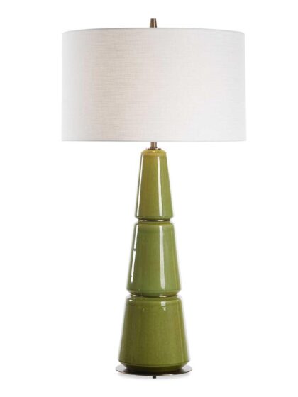 Uttermost Mendell Moss Green Table Lamp