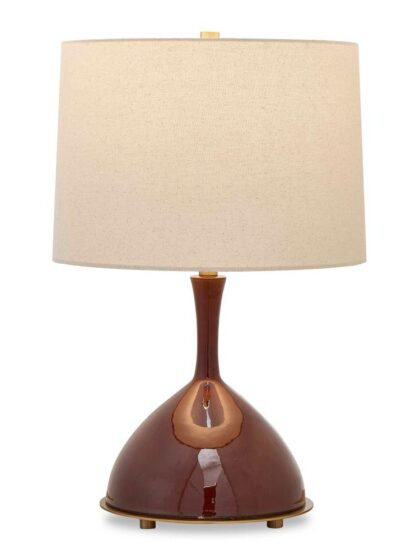 Uttermost Colette Burgundy Table Lamp