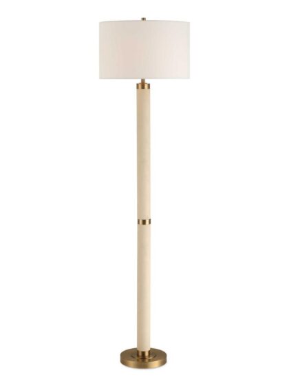 Uttermost Wessex White Floor Lamp