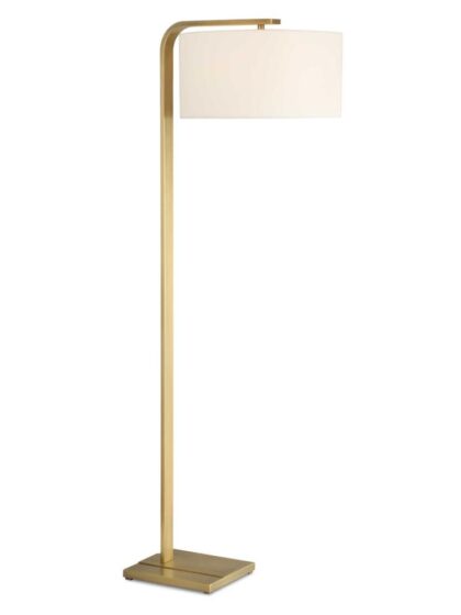 Uttermost Laight Antique Brass Floor Lamp