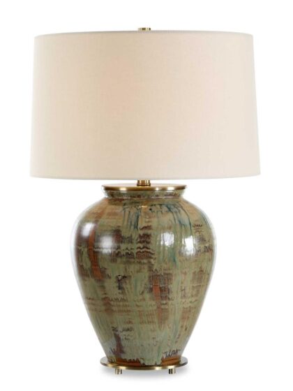 Uttermost Olisa Brown Green Table Lamp