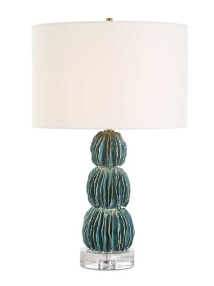 Uttermost Bonaire Teal Blue Table Lamp