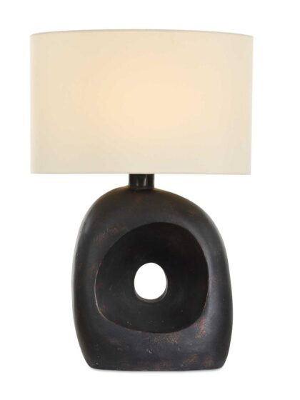 Uttermost Peephole Outdoor Bronze Table Lamp