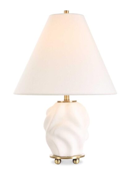 Uttermost Bora White Accent Lamp