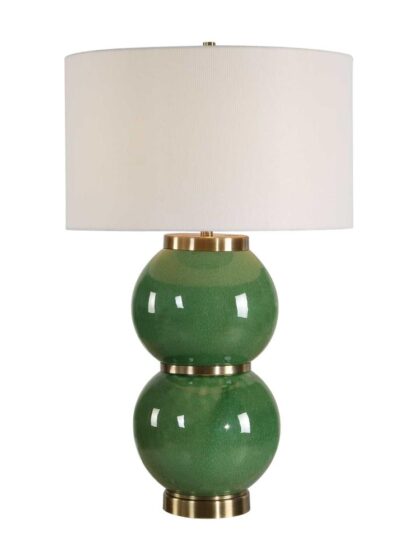 Uttermost Banner Green Spheres Table Lamp
