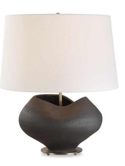 Uttermost Nocturne Aged Black Table Lamp