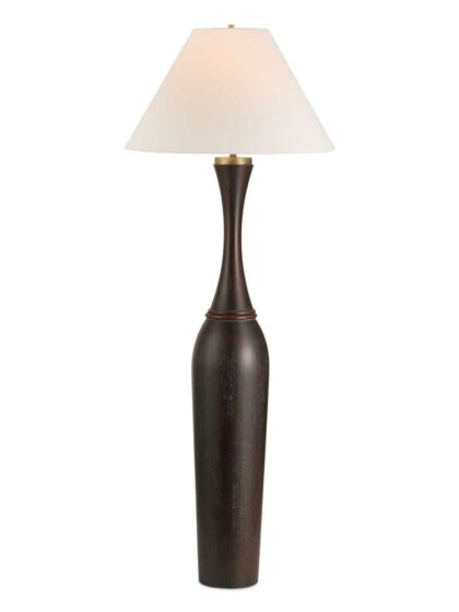 Uttermost Pravin Dark Wood Floor Lamp