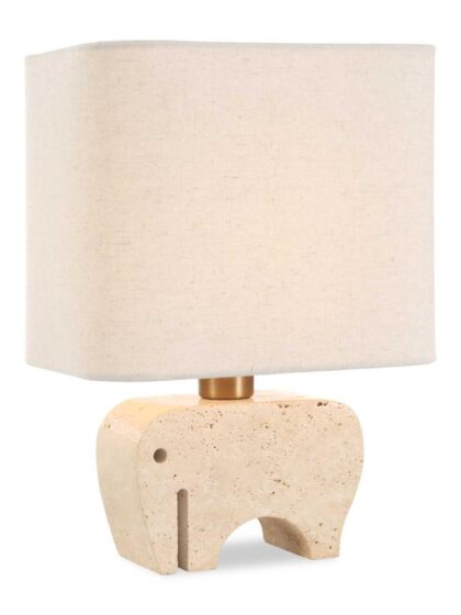 Uttermost Tusk Travertine Accent Lamp
