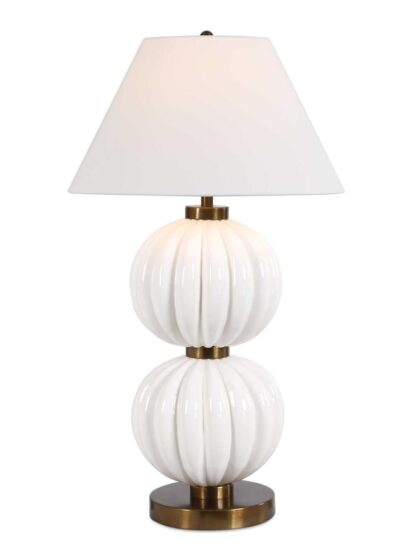 Uttermost Irena White Sphere Table Lamp